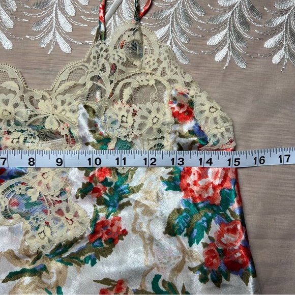 Vintage Victoria's Secret Gold Label Floral Lace Cami/Top/Lingerie -Size S -NW04 - Picture 7 of 8
